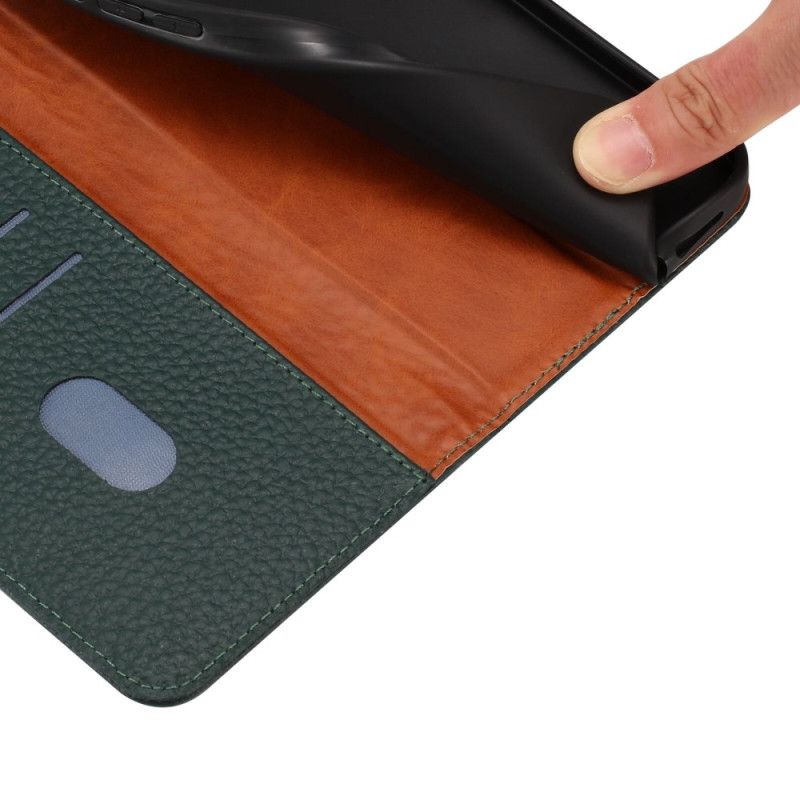 Etui Folio Do iPhone 17 Pro Max Teksturowana Skóra