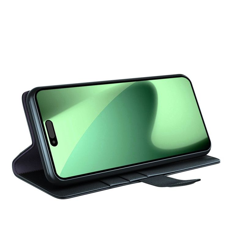 Etui Folio iPhone 17 Pro Max Portfel Ze Skóry Naturalnej Etui Ochronne