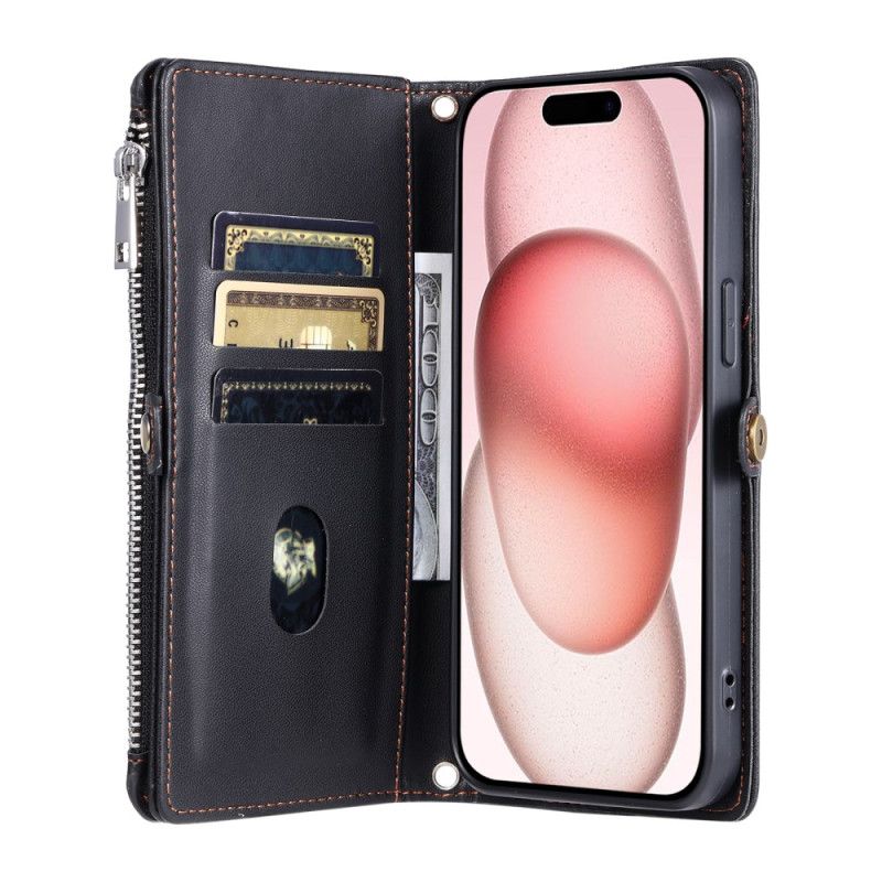Etui Folio iPhone 17 Pro Max Retro Premium Etui Ochronne