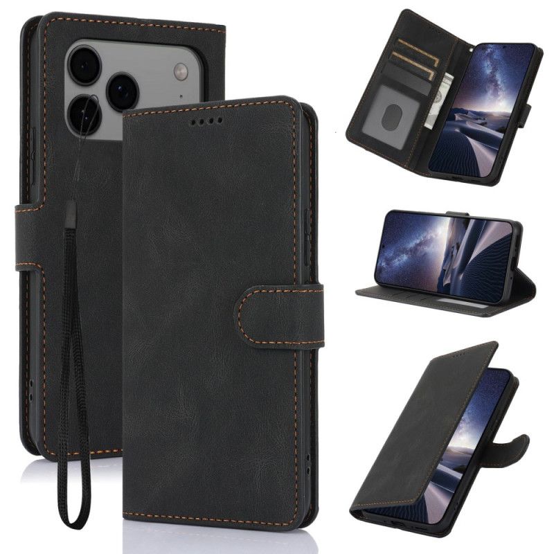 Etui Folio iPhone 17 Pro Max Z Portfelem I Stojakiem