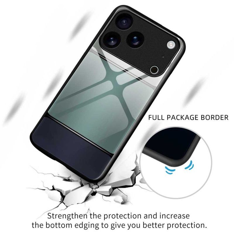 Etui iPhone 17 Pro Max Dwukolorowe Szkło Hartowane Etui Ochronne