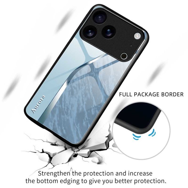 Etui iPhone 17 Pro Max Jasnoniebieskie Szkło Hartowane Etui Ochronne