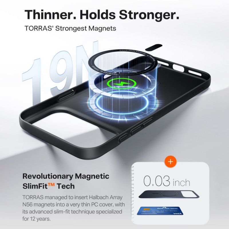 Etui iPhone 17 Pro Max Kompatybilny Z Magsafe Premium Etui Ochronne