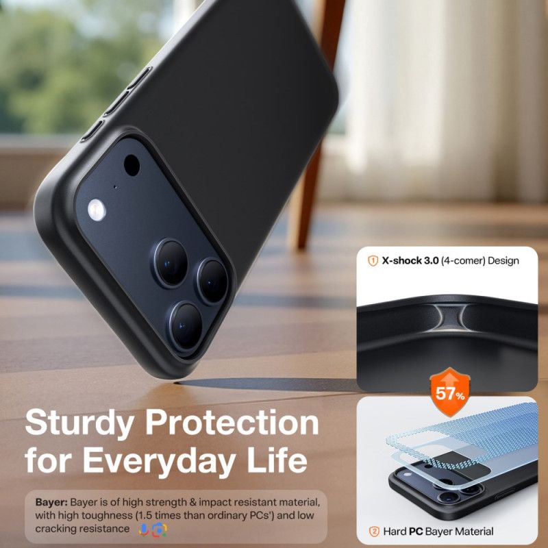 Etui iPhone 17 Pro Max Kompatybilny Z Magsafe Premium Etui Ochronne