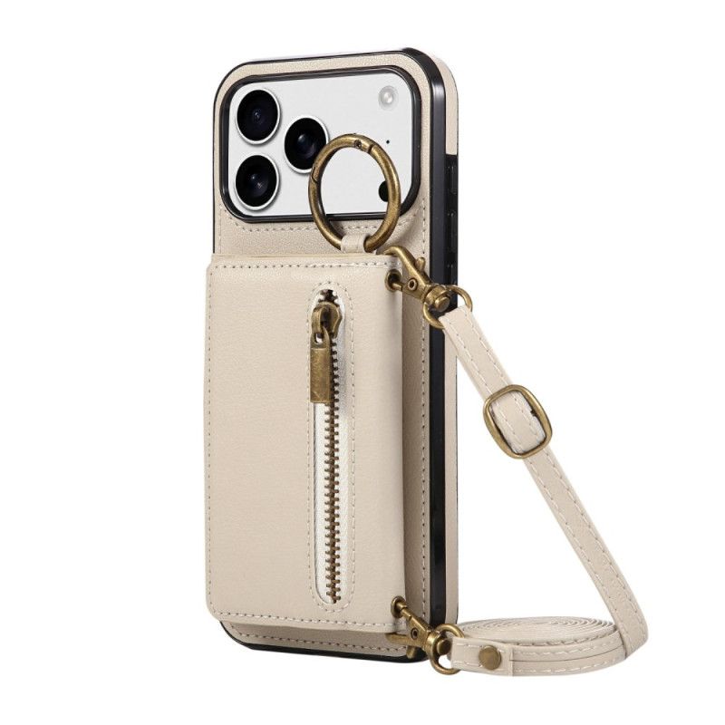 Etui iPhone 17 Pro Max Portfel I Pasek Na Ramię Etui Ochronne