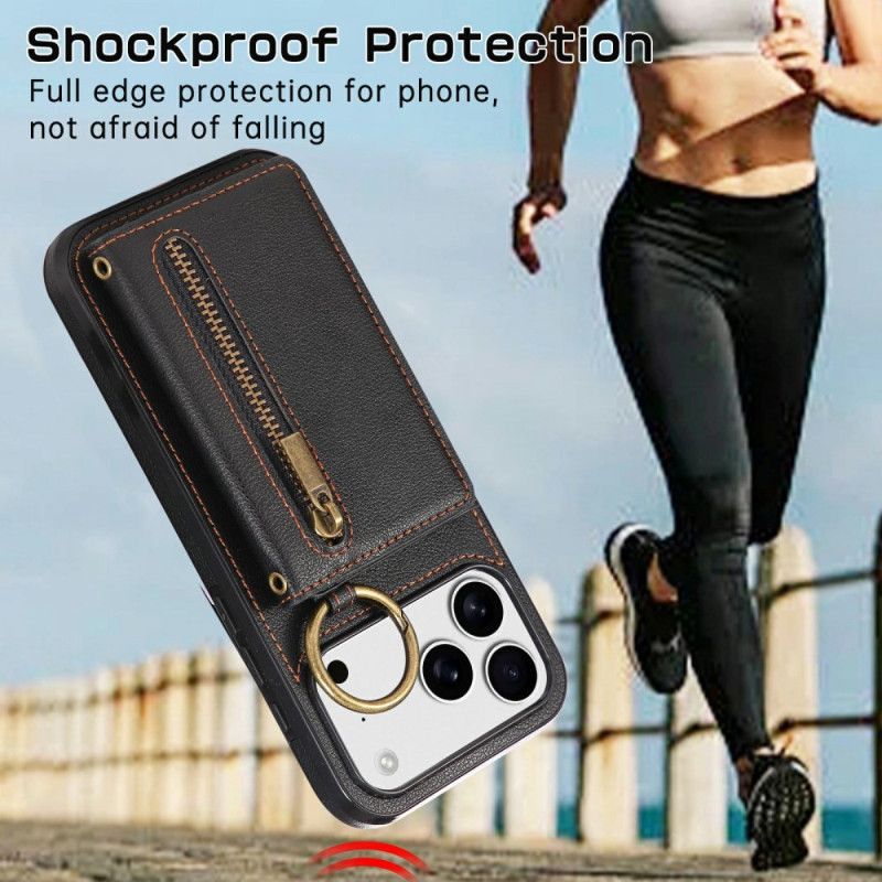 Etui iPhone 17 Pro Max Portfel I Pasek Na Ramię Etui Ochronne