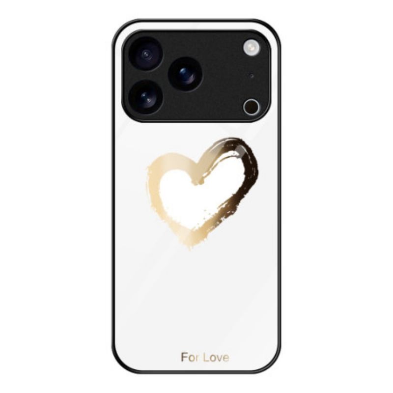 Etui iPhone 17 Pro Max White Love