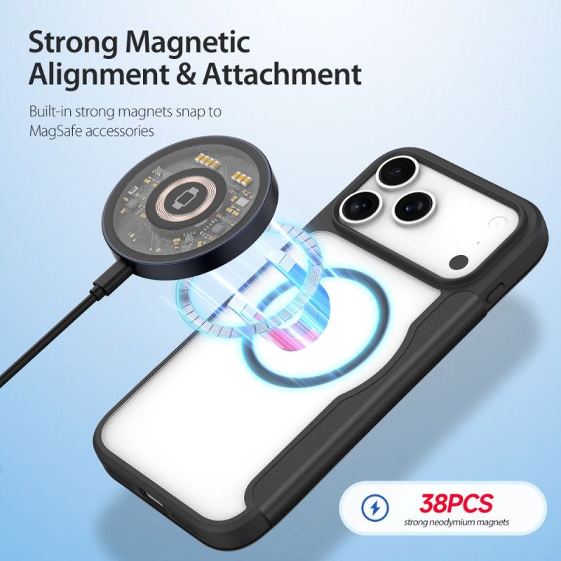 Flip Kotelot Do iPhone 17 Pro Max Magsafe Kompatybilny Z Skin X Pro Series Dux Ducis