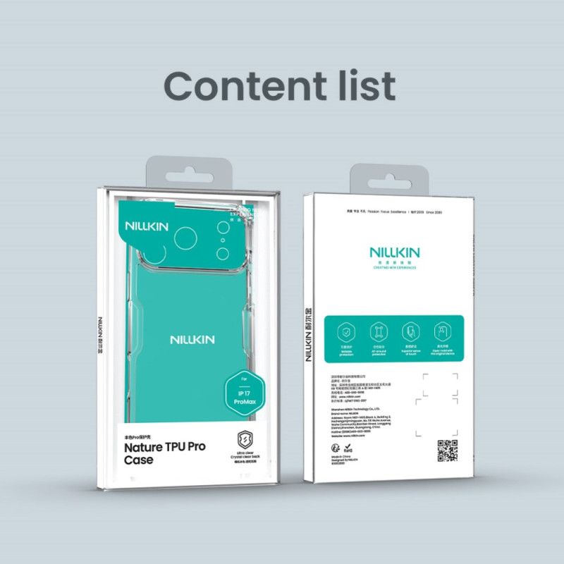 Futerały iPhone 17 Pro Max Etui Na Telefon Nature Pro Series Nillkin