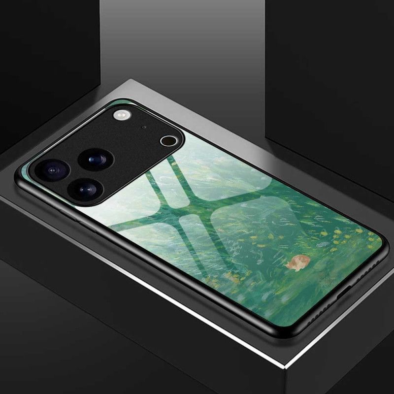 Futerały iPhone 17 Pro Max Etui Na Telefon Szkło Hartowane Z Motywem Kota