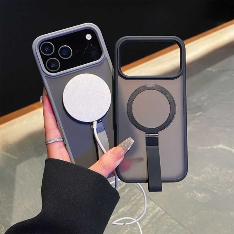 Hülle Für iPhone 17 Pro Max Integrierte Handschlaufe Und Metallständer