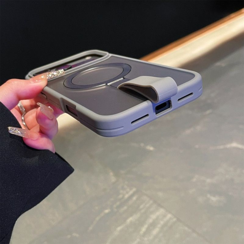 Hülle Für iPhone 17 Pro Max Integrierte Handschlaufe Und Metallständer