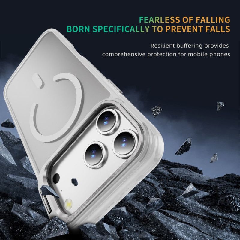 Hülle Für iPhone 17 Pro Max Magnethalterung Mit Mattierter Linse