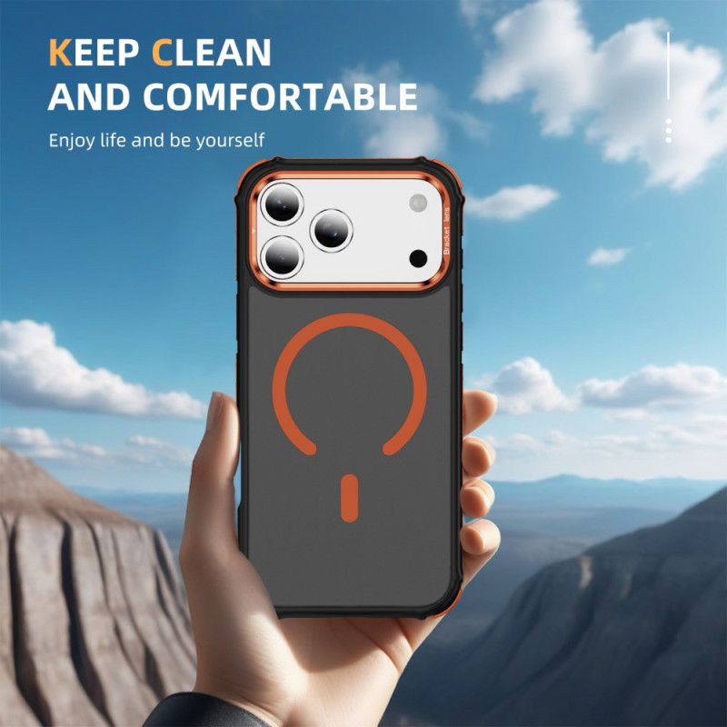 Hülle iPhone 17 Pro Max Kompatible Magsafe-objektivhalterung Schwarz