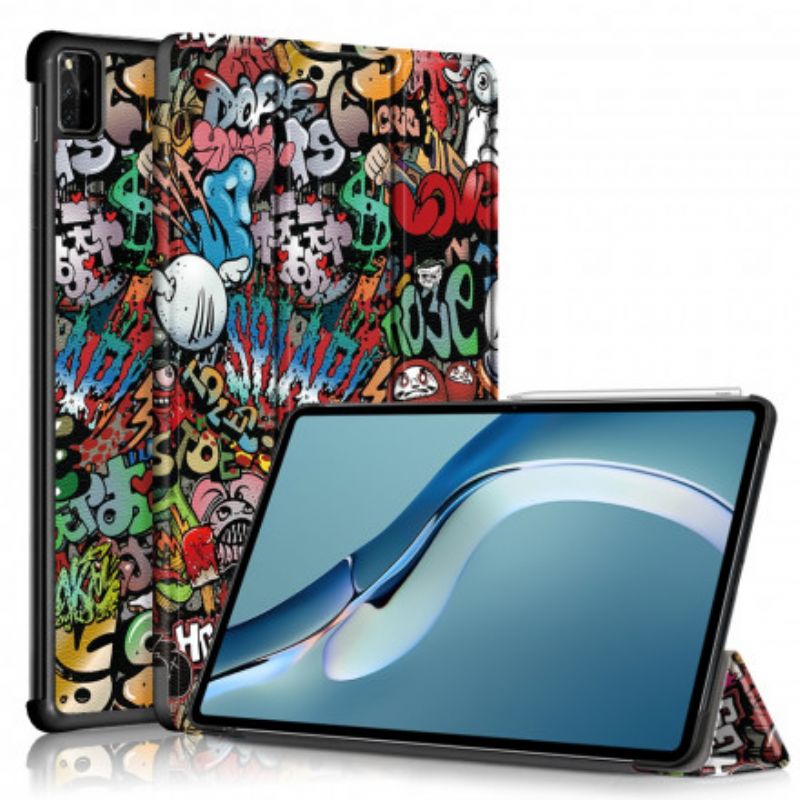 Inteligentna Obudowa Huawei Matepad Pro 12.6 (2021) Ulepszone Graffiti