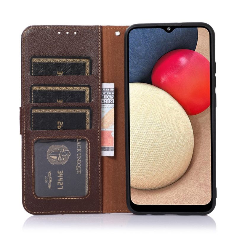 Etui Folio Do Realme 8i Litchi Style Rfid Khazneh