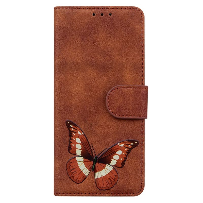 Etui Folio Realme 8i Dotykowy Motyl Etui Ochronne