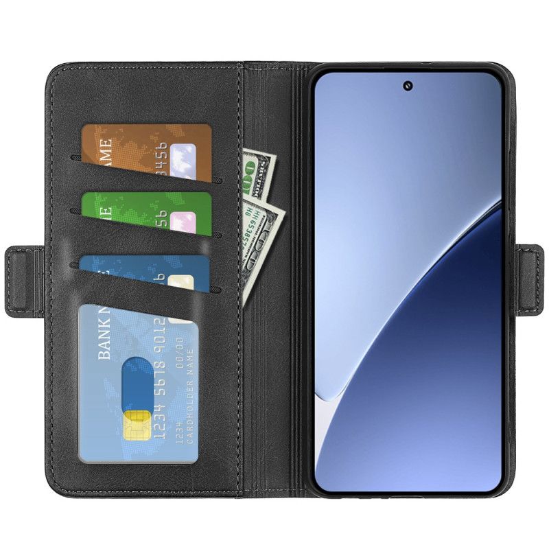Etui Folio Do Xiaomi 15 Pro Podwójne Zapięcie