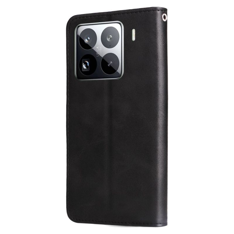 Etui Folio Do Xiaomi 15 Pro Portfel Zapinany Na Zamek