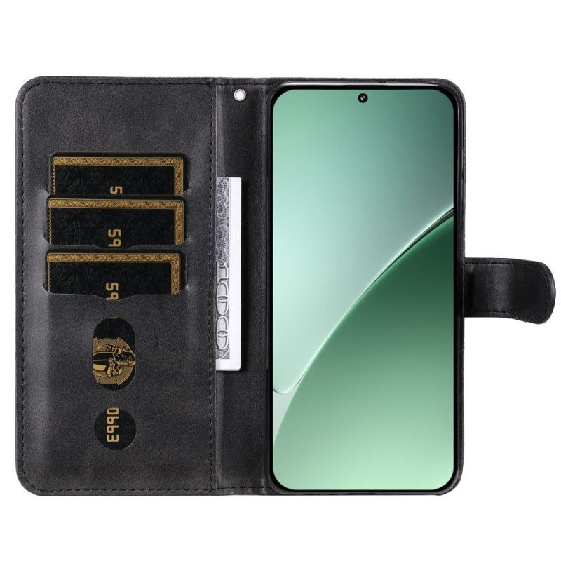 Etui Folio Do Xiaomi 15 Pro Portfel Zapinany Na Zamek