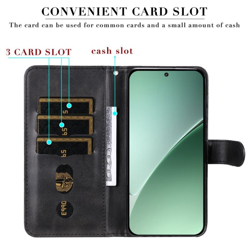 Etui Folio Do Xiaomi 15 Pro Portfel Zapinany Na Zamek