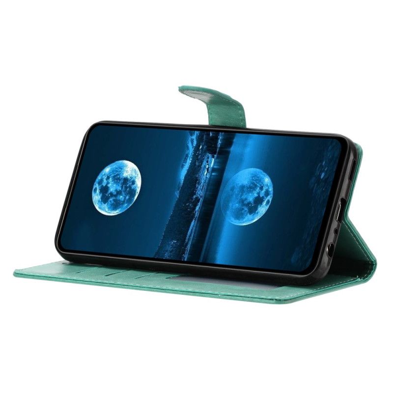 Etui Folio Do Xiaomi 15 Pro Sztuczna Skóra Z Paskiem