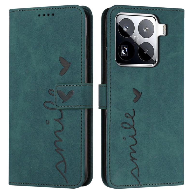 Etui Folio Do Xiaomi 15 Pro Uśmiech