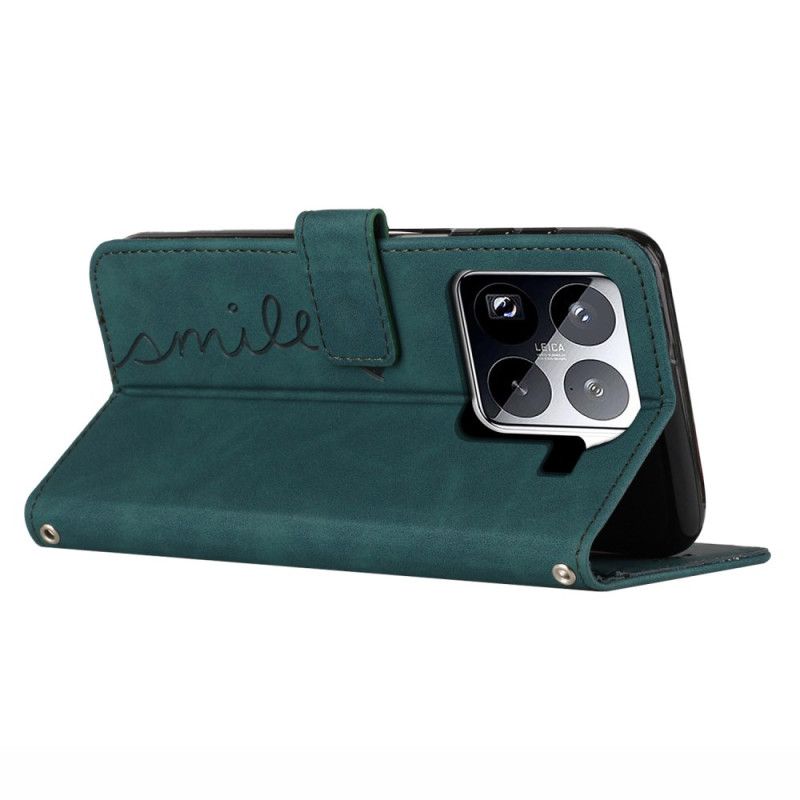 Etui Folio Do Xiaomi 15 Pro Uśmiech