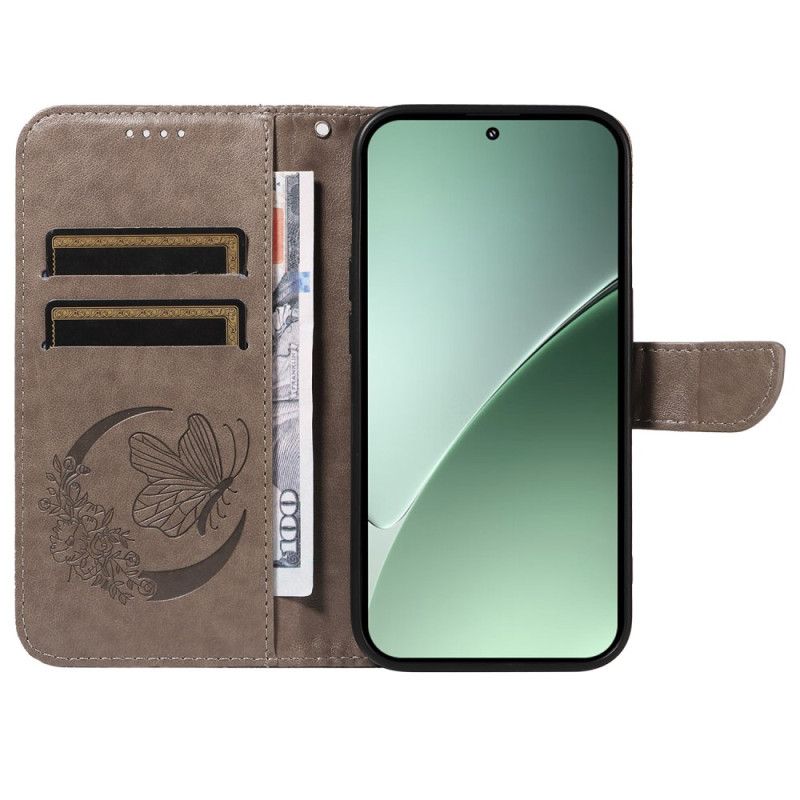 Etui Folio Do Xiaomi 15 Pro Wzór Motyla