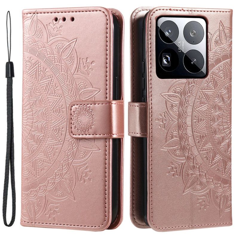 Etui Folio Xiaomi 15 Pro Mandala Słoneczna