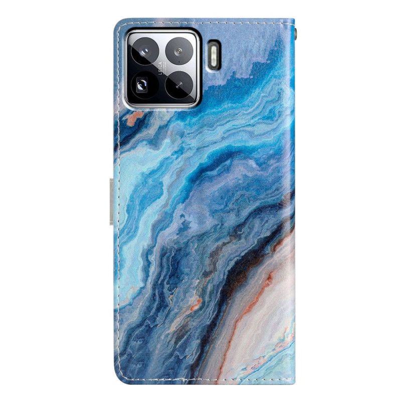 Etui Folio Xiaomi 15 Pro Niebieski Marmur