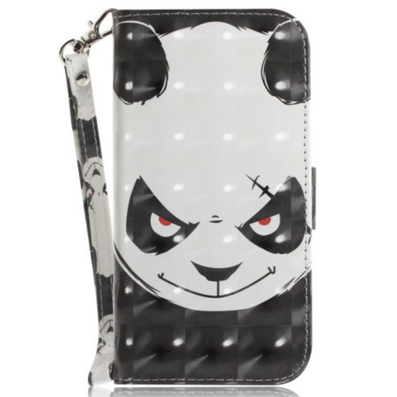 Etui Folio Xiaomi 15 Pro Pasek Wściekła Panda
