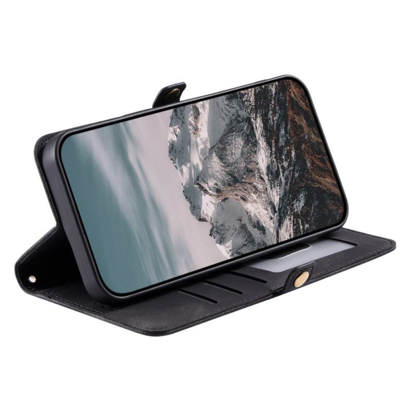 Etui Folio Xiaomi 15 Pro Pasek Z Wzorem Totemu