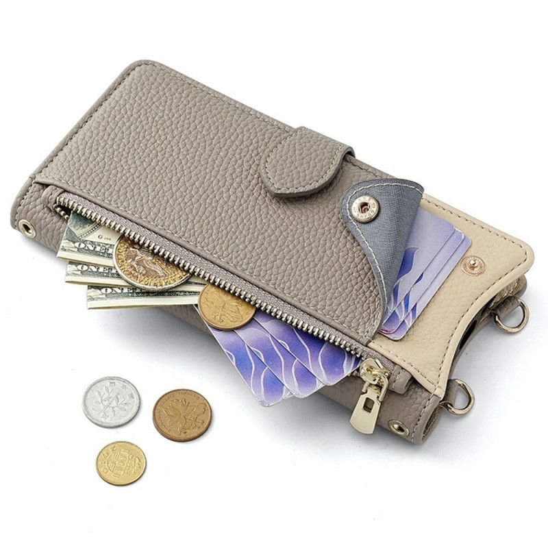 Etui Folio Xiaomi 15 Pro Portfel I Łańcuszek Etui Ochronne