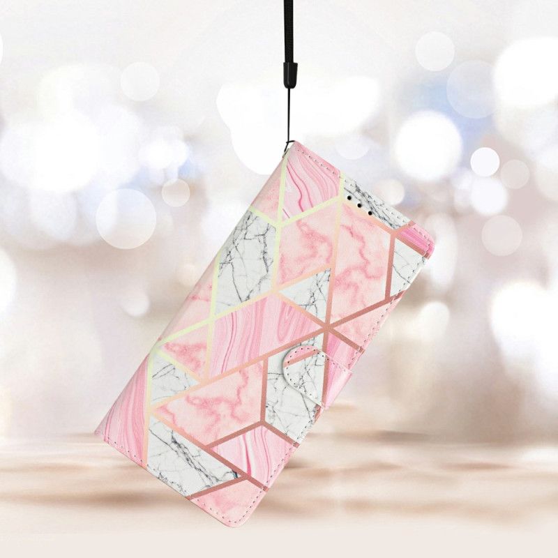 Etui Folio Xiaomi 15 Pro Różowy Marmur Etui Ochronne