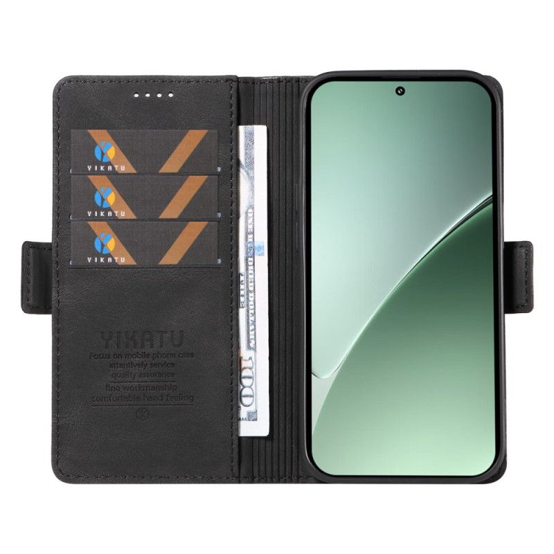 Etui Folio Xiaomi 15 Pro Yikatu Efekt Zamszu Etui Ochronne