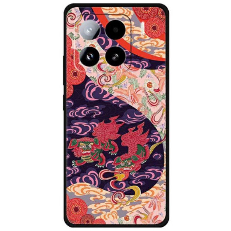 Etui Xiaomi 15 Pro Dwa Lwy W Chmurach