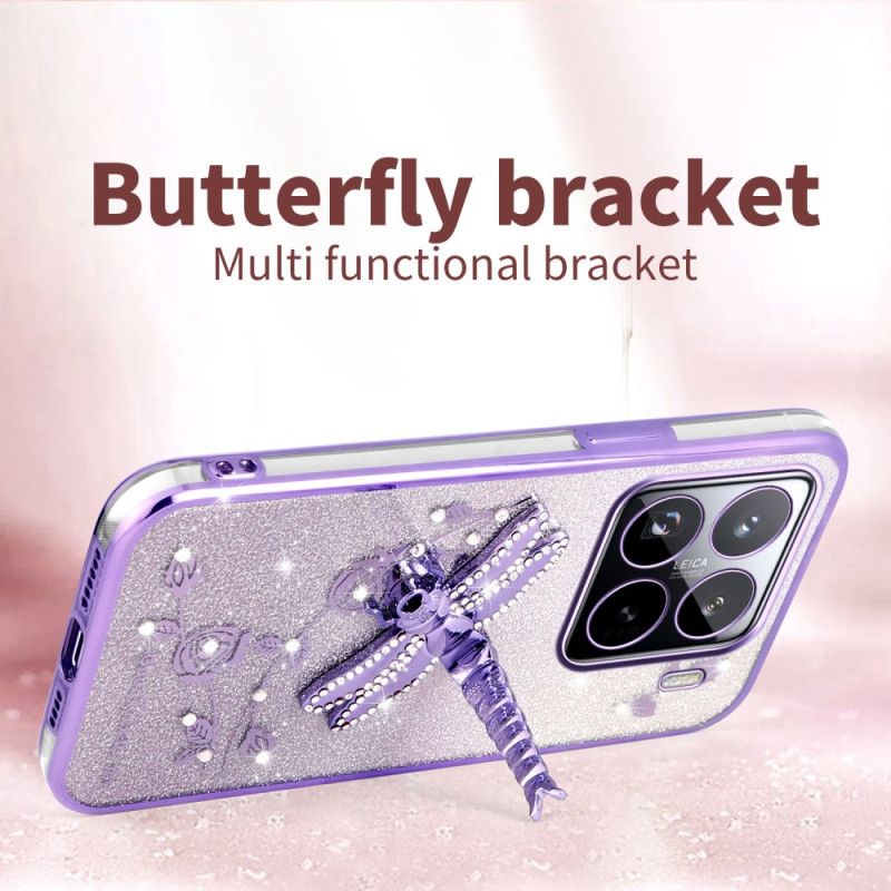 Etui Xiaomi 15 Pro Stojak Kadem Dragonfly