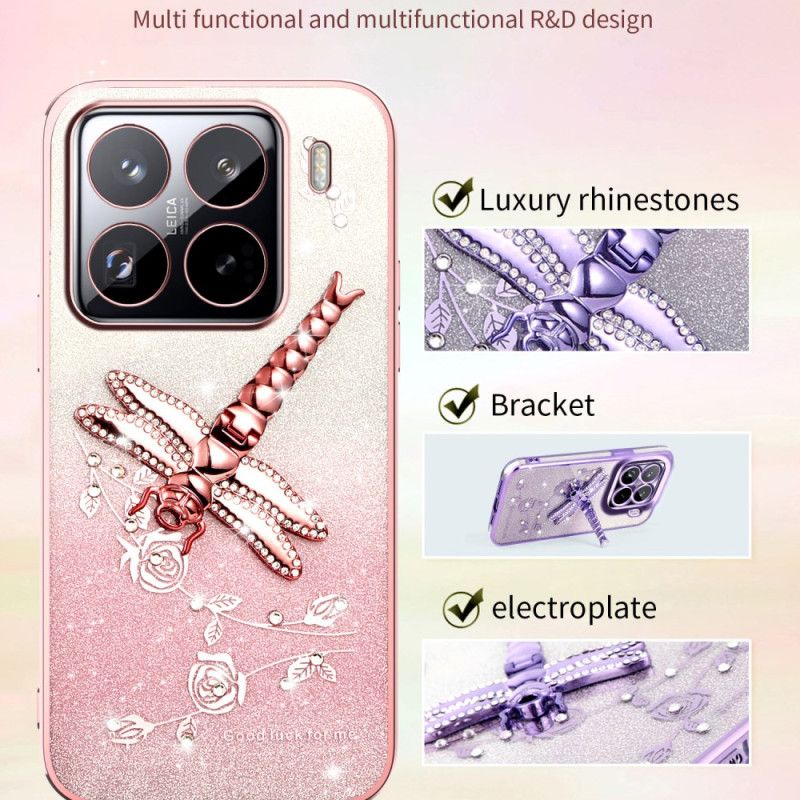 Etui Xiaomi 15 Pro Stojak Kadem Dragonfly