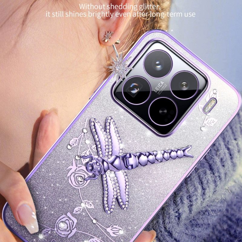 Etui Xiaomi 15 Pro Stojak Kadem Dragonfly
