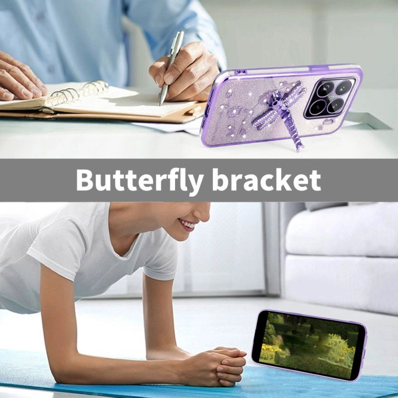 Etui Xiaomi 15 Pro Stojak Kadem Dragonfly