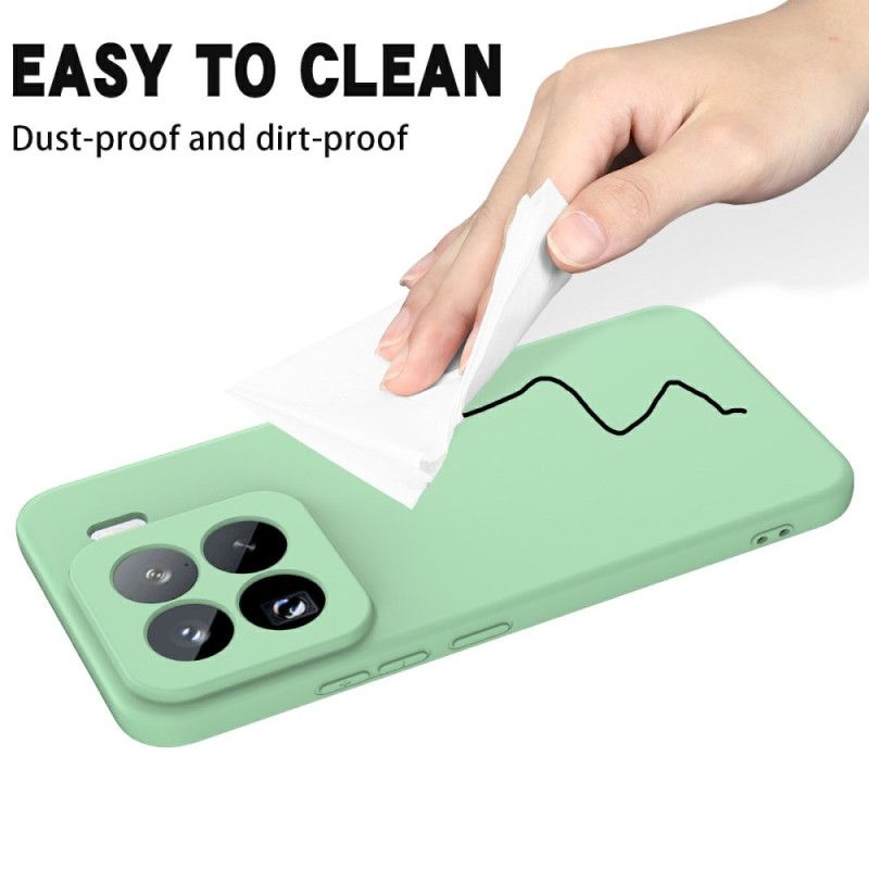 Futerały Xiaomi 15 Pro Etui Na Telefon Smycz Z Płynnego Silikonu