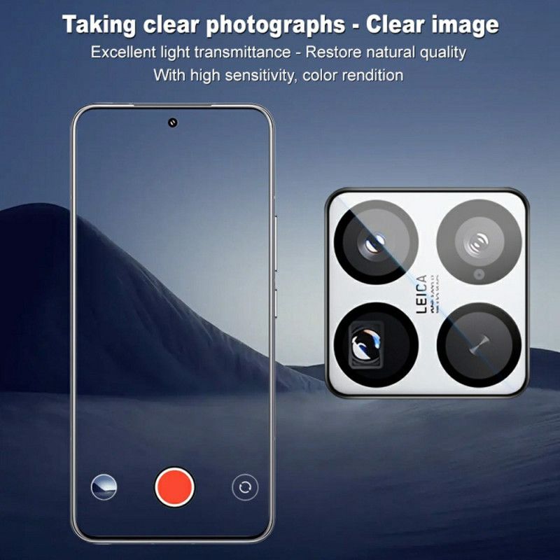 Ochraniacz Na Obiektyw Ze Szkła Hartowanego Do Xiaomi 15 Pro Z Samopozycjonującą Ramką