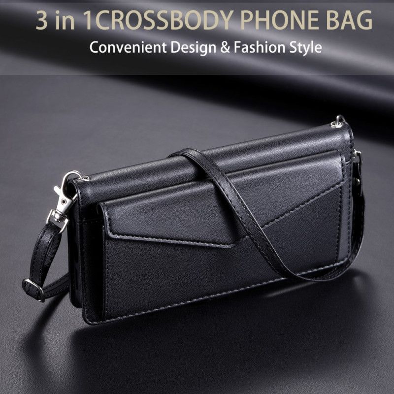 Pokrowce Xiaomi 15 Pro Kopertówka Z Paskiem I Paskiem Na Ramię