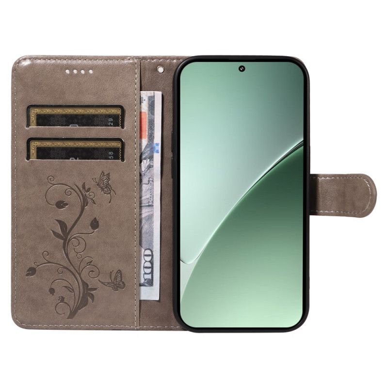 Pokrowce Xiaomi 15 Pro Wzór Kwiatowy I Motyli