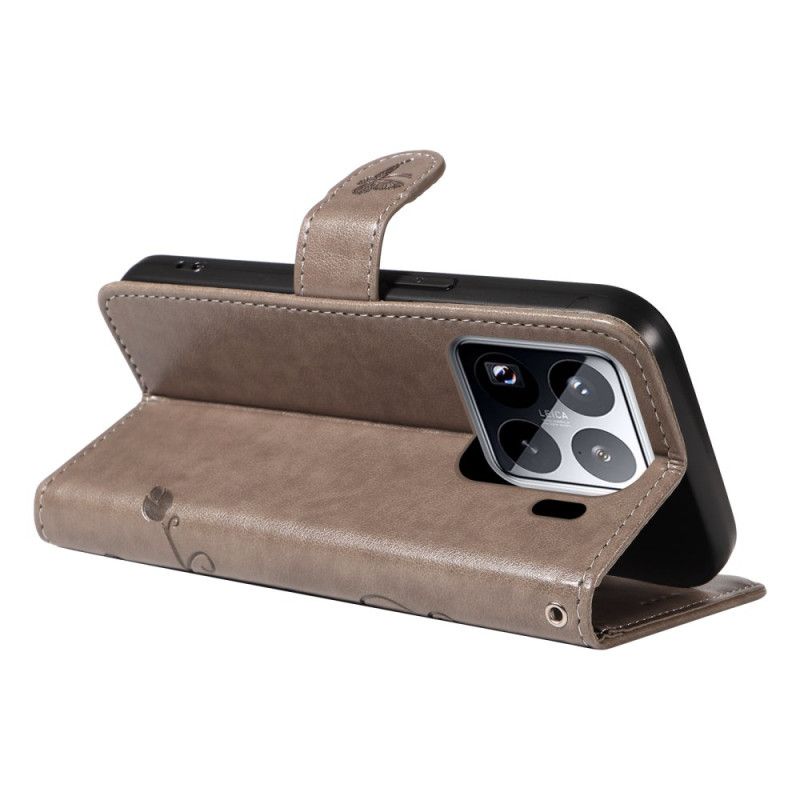 Pokrowce Xiaomi 15 Pro Wzór Kwiatowy I Motyli