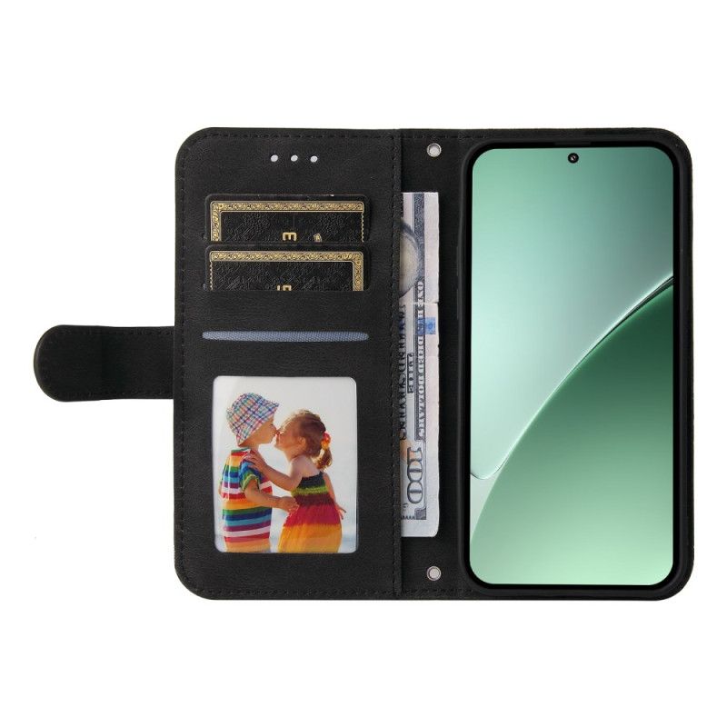 Skórzany Futerał Xiaomi 15 Pro Etui Na Telefon Nit I Pasek