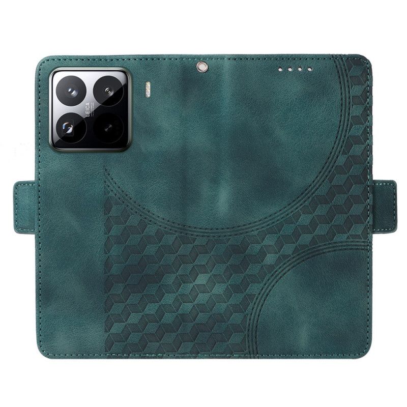 Skórzany Futerał Xiaomi 15 Pro Etui Na Telefon Wzór Gwiazdy