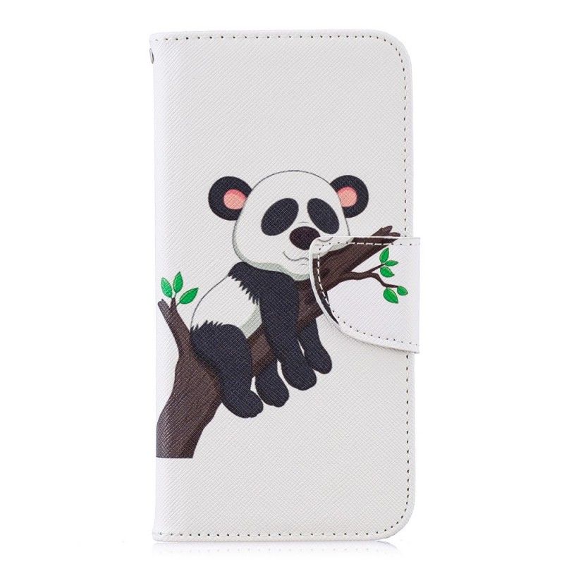 Etui Folio Huawei P Smart 2019 Leniwa Panda