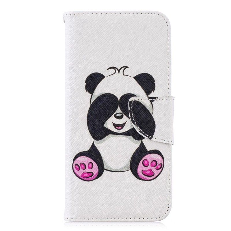 Etui Folio Huawei P Smart 2019 Zabawna Panda